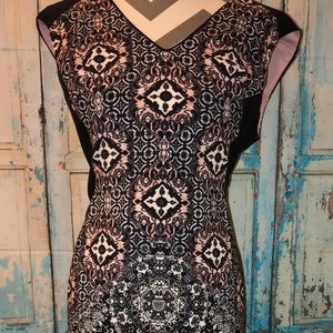 Maggie London printed slimming dress size 14